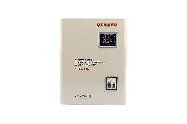 Стабилизатор напряжения Rexant АСНN-3000/1-Ц серый (11-5014)
