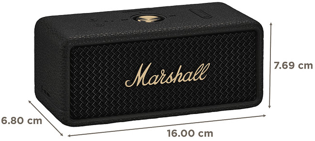 Портативная колонка Marshall Emberton III черный/латунь (1006884)