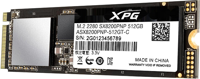 SSD диск A-Data 512GB ASX8200PNP-512GT-C XPG