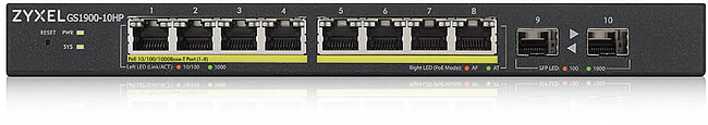 Коммутатор Zyxel GS1900-10HP-EU0102F