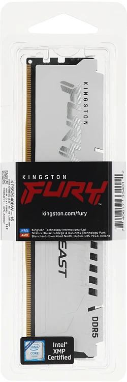 Оперативная память Kingston Fury Beast Gaming DDR5 16GB (KF552C40BW-16)