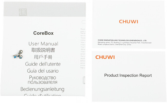 Компьютер Chuwi CoreBox i5 1235U/16GB/SSD512GB/Win11Pro серый
