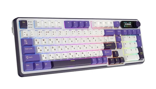 Клавиатура Royal Kludge RK-S98 Chartreuse switch/Blackberry