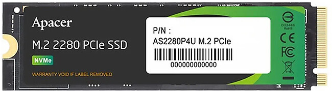 SSD диск Apacer AS2280P4U 512GB Bulk (AP512GAS2280P4U) SSD диск Apacer AS2280P4U 512GB Bulk (AP512GAS2280P4U)