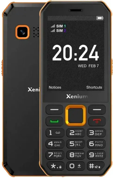 Мобильный телефон Xenium X300 черный/оранжевый (CTX300OB/00)
