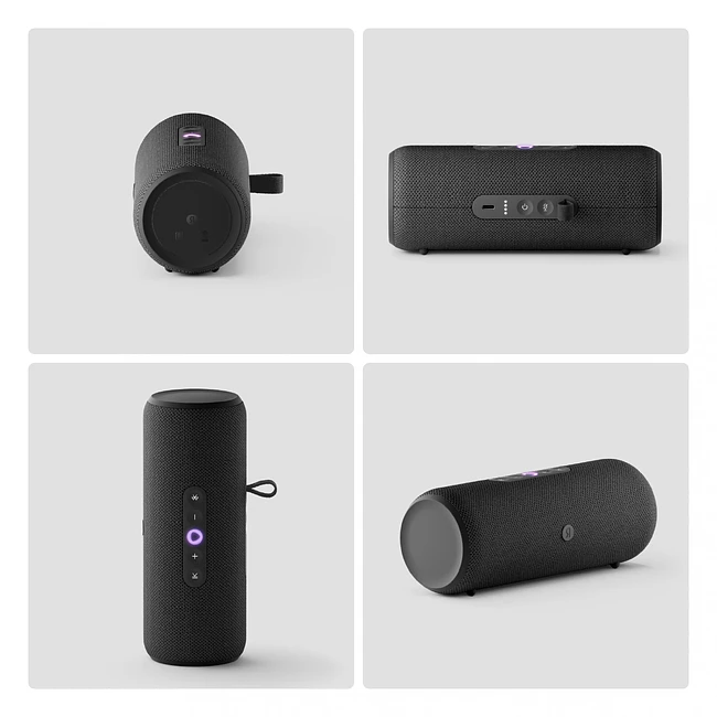 Умная колонка Яндекс Станция Стрит черный (YNDX-00030BLK)