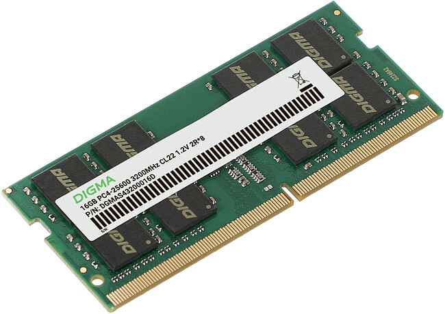 Оперативная память Digma DDR4 16Gb 3200MHz (DGMAS43200016D)