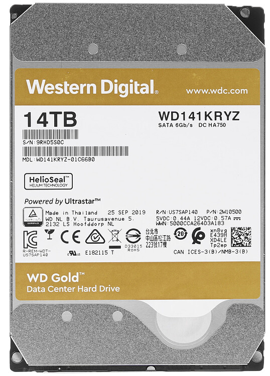 Жесткий диск WD 14ТБ WD141KRYZ