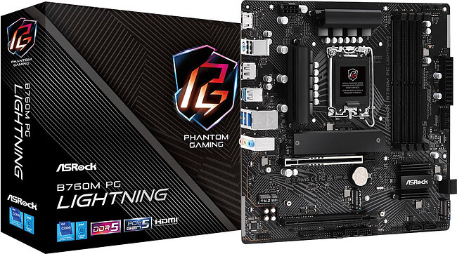 Материнская плата ASRock B760M PG Lightning DDR5