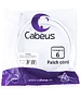 Патч-корд Cabeus PC-UTP-RJ45-Cat.6-3m-WH-LSZH белый