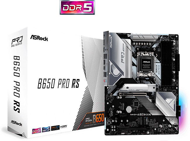 Материнская плата ASRock B650 Pro RS DDR5
