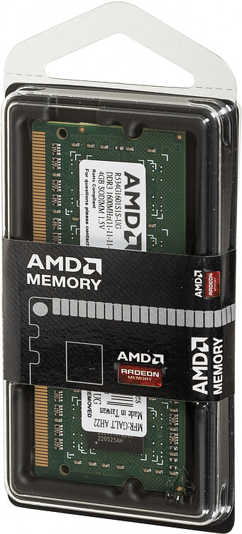 Оперативная память AMD DDR3 4Gb (R534G1601S1S-UG)