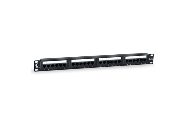 Патч-панель Cabeus PL-24-Cat.5e-Dual