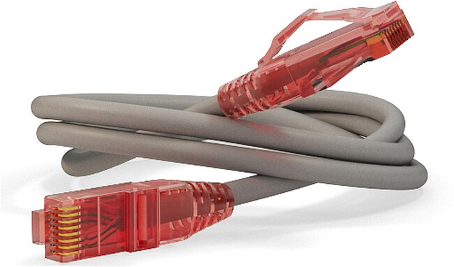 Патч-корд Hyperline PC-LPM-UTP-RJ45-RJ45-C5e-10M-LSZH-GY