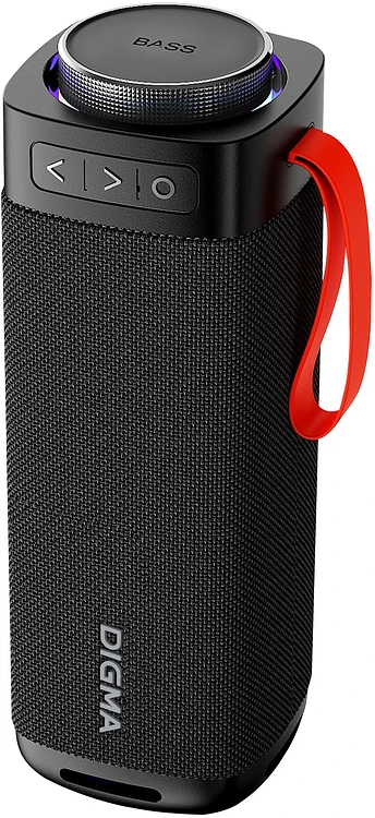 Портативная колонка Digma D-PS1522 черный (PS1522B)