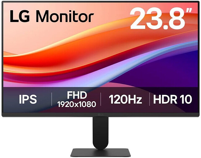 Монитор LG 24U411A-B черный