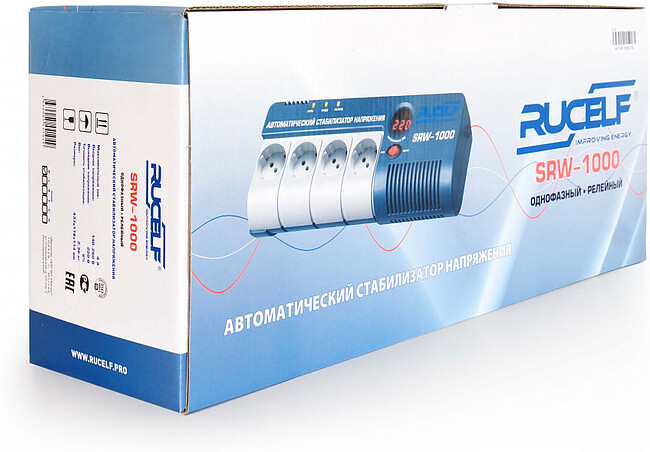 Стабилизатор напряжения Rucelf SRW-1000-D