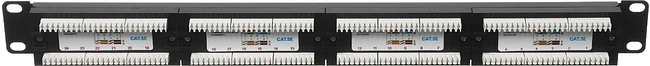 Патч-панель NTSS NTSS-PP-1U-24-UTP-RJ45-5E-D 19 1U