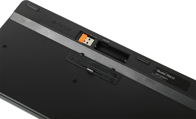 Клавиатура A4Tech Fstyler черный/серый (FBK25)