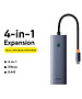 USB-хаб Baseus BS-OH109 Space Grey (B0005280A813-00)
