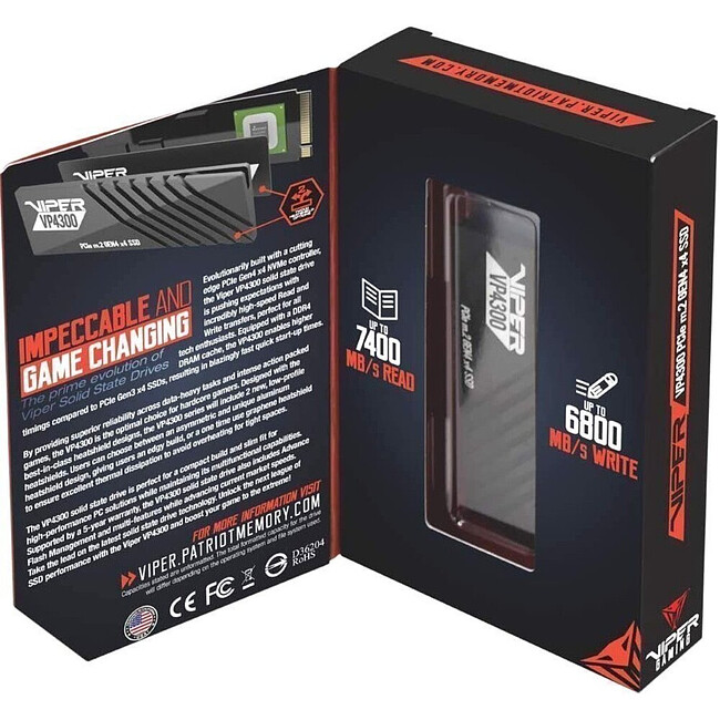 SSD диск Patriot Viper VP4300 1TB (VP4300-1TBM28H)