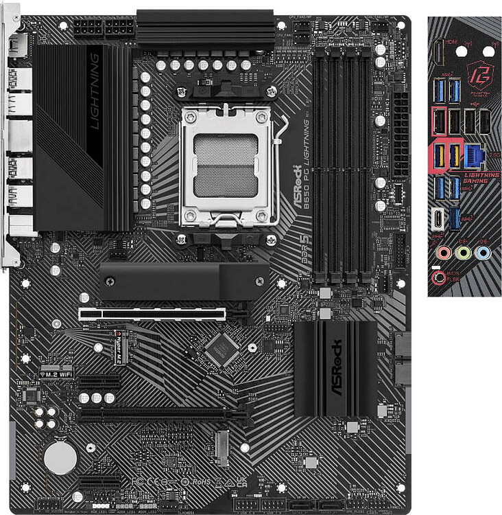 Материнская плата ASRock B650 PG Lightning DDR5