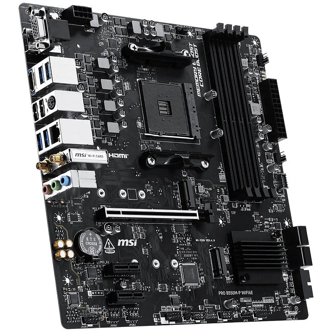 Материнская плата MSI Pro B550M-P WIFI6E
