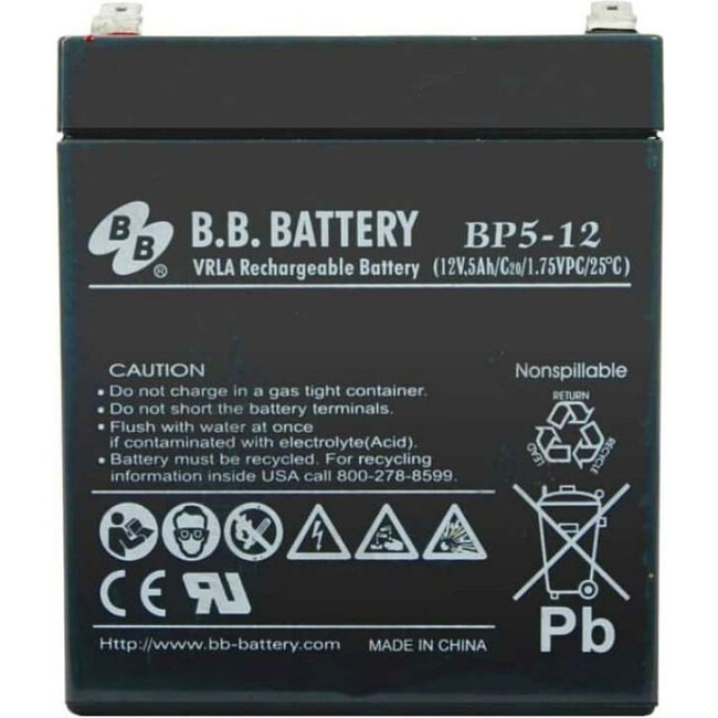 Аккумулятор для ИБП B.B. Battery BP 5-12