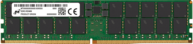 Оперативная память Micron 128GB DDR5 (MTC40F2047S1RC56BB1) Оперативная память Micron 128GB DDR5 (MTC40F2047S1RC56BB1)