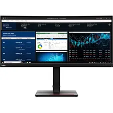 Монитор Lenovo ThinkVision P34w-20 черный (63F2RAT3UK)