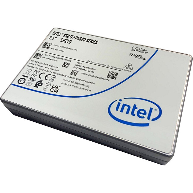 SSD диск Intel D7-P5520 1.92TB (SSDPF2KX019T1N1)