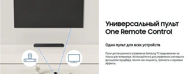 Саундбар Samsung HW-S60D/RU черный