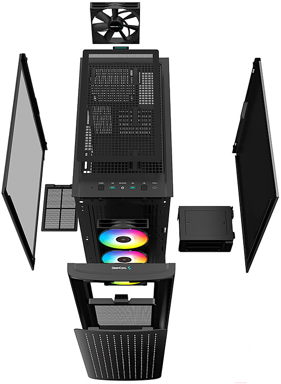 Корпус DeepCool CK560 Black (R-CK560-BKAAE4-G-1)