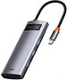 USB-хаб Baseus Metal Gleam Gray (CAHUB-CX0G)