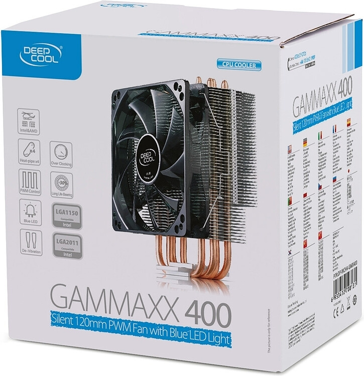 Кулер для процессора DeepCool Gammaxx 400 Blue Basic (DP-MCH4-GMX400P-BL)