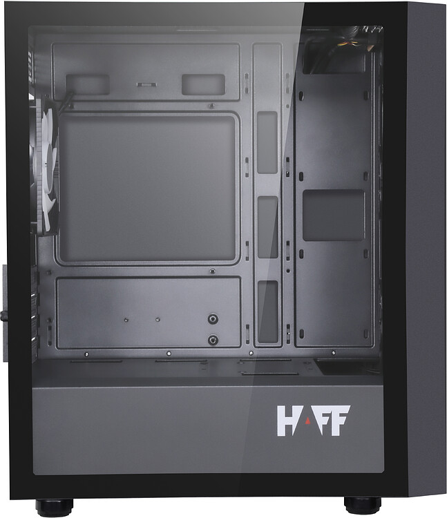 Корпус HAFF Rush mATX без БП Black
