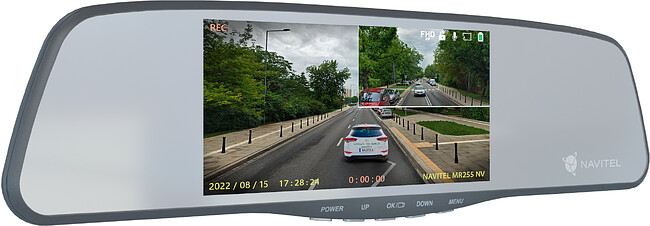 Видеорегистратор-зеркало Navitel MR255 NV серый