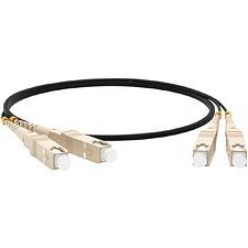 Кабель оптический Hyperline FC-D2-503-LC/PR-SC/PR-H-3M-LSZH-BK черный