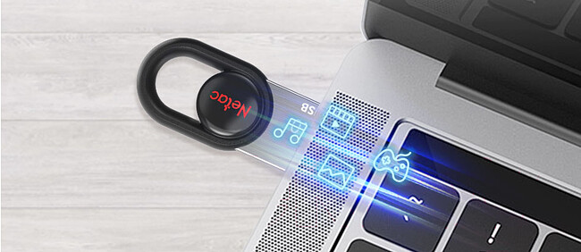 USB Flash-накопитель Netac UM2 Black (NT03UM2N-032G-20BK)