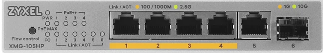 Коммутатор Zyxel XMG-105HP-EU0101F