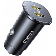Автомобильное зарядное Baseus BS-C15C2 GoTrip DP1 Car Charger C+C 30W Cosmic Black (C00072300123-01)
