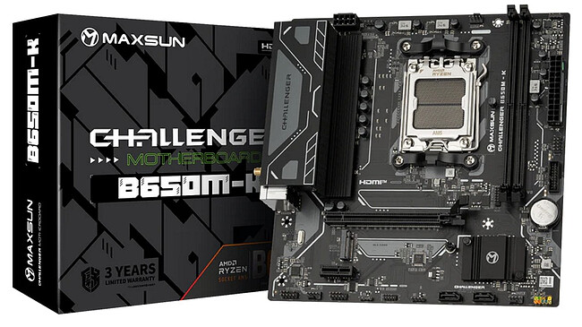 Материнская плата Maxsun MS-Challenger B850M-K WIFI
