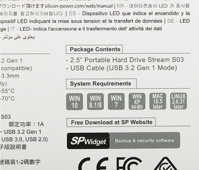 Внешний накопитель Silicon-Power Stream S03 1TB Black (SP010TBPHDS03S3K)