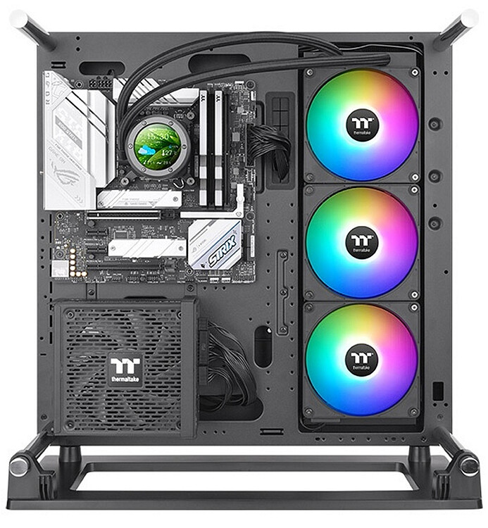 Система жидкостного охлаждения для процессора Thermaltake TH420 V2 Ultra EX ARGB черный (CL-W417-PL14SW-A)