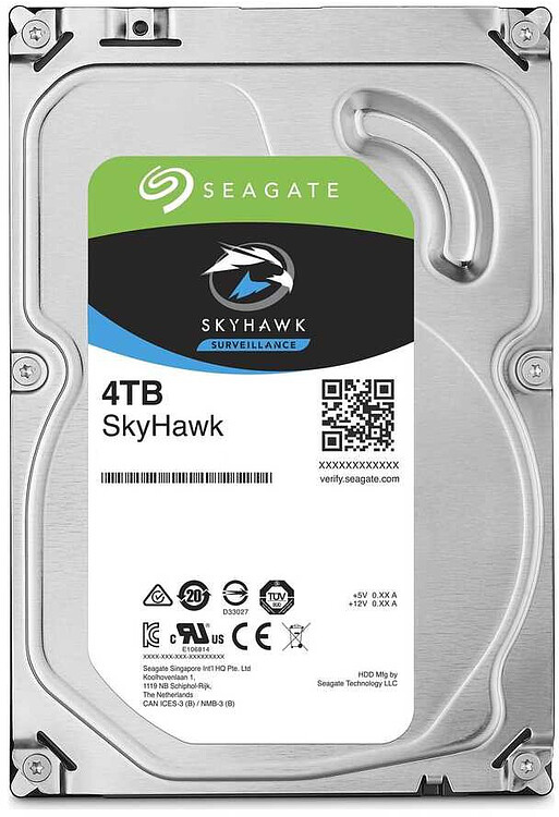 Жесткий диск Seagate Skyhawk 4TB (ST4000VX013)