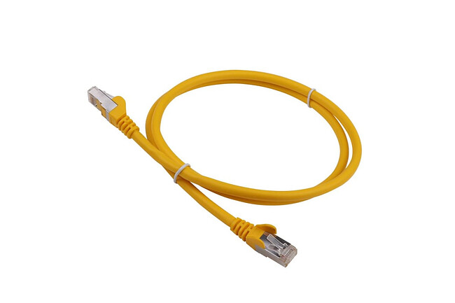 Патч-корд Lanmaster LAN-PC45/S6A-1.0-YL желтый