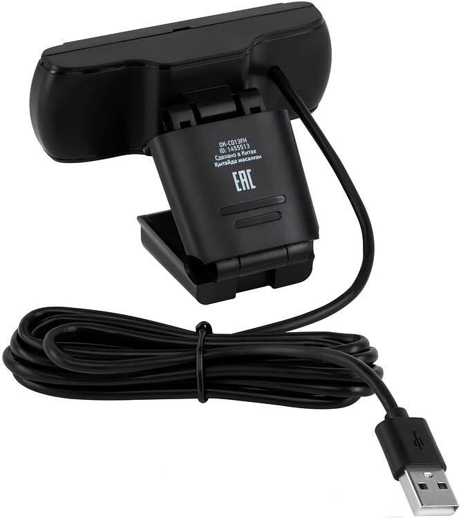 Веб-камера Oklick OK-C013FH черный