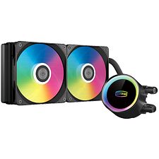 Система жидкостного охлаждения для процессора PCCooler DA240 Max ARGB черный