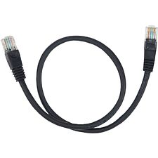 Патч-корд Buro UTP cat5E 0.5м черный RJ-45 (m)-RJ-45 (m)