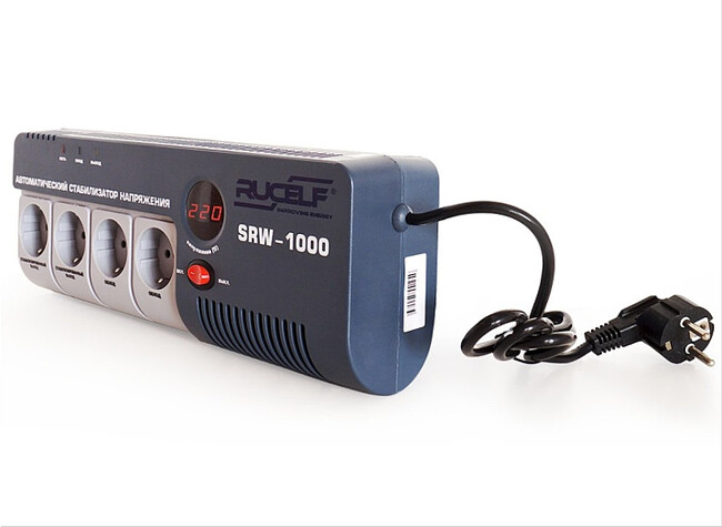 Стабилизатор напряжения Rucelf SRW-1000-D